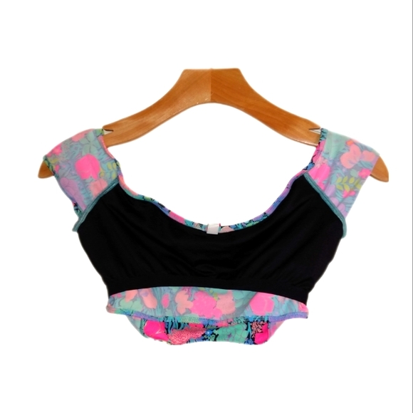 🔴 SALE Victoria's Secret Bright Floral Bikini Top Size S - Picture 4 of 6